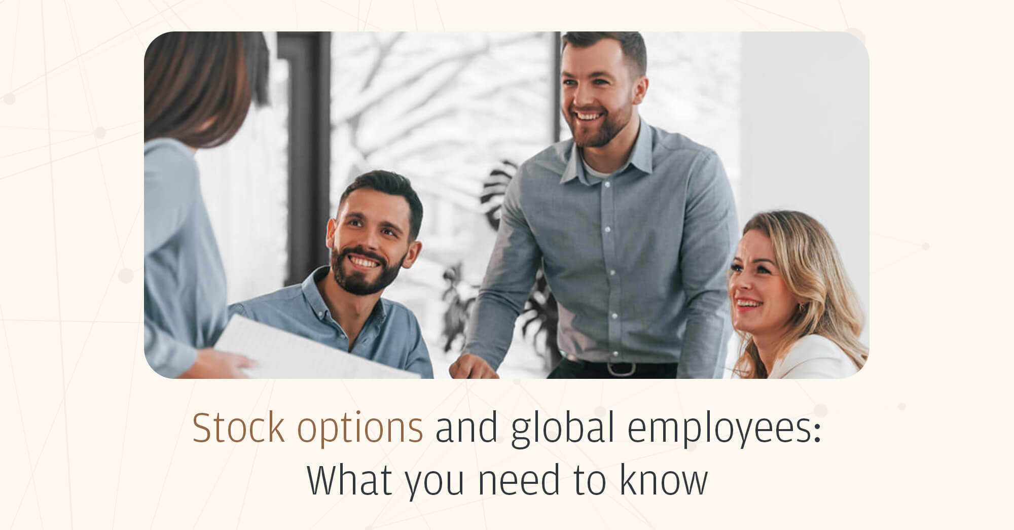 Granting stock options to employees based around the globe