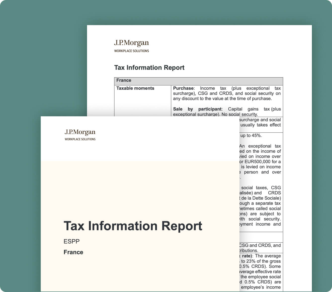 Tax information report